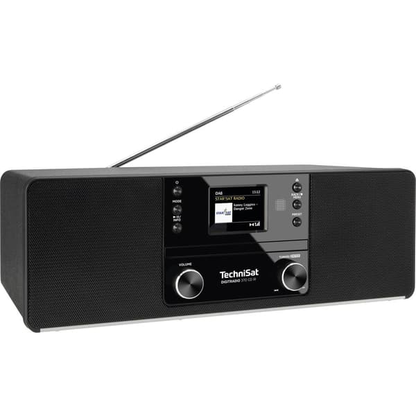 Bordsradio TechniSat DIGITRADIO 370 CD IR DAB+, DAB, FM, Internet inkl. fjärrkontroll Svart