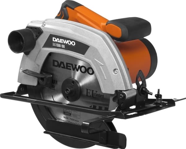 Daewoo DAS 1500-190, Musta, Harmaa, Oranssi, 19 cm, 4800 RPM, 45°, AC, 1400 W