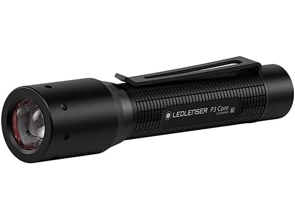 LEDLENSER P3 Core erittäin kompakti taskulamppu musta