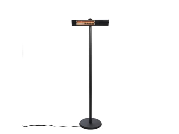 HORTUS Terassilämmitin lattiamalli GT 500/1000/1500W musta sis. kaukosäätimen (211-410)