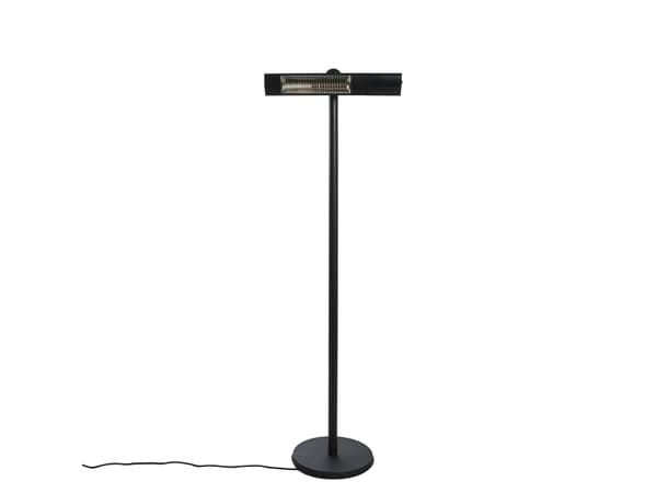 HORTUS Terassilämmitin lattiamalli GT 500/1000/1500W musta sis. kaukosäätimen (211-410)
