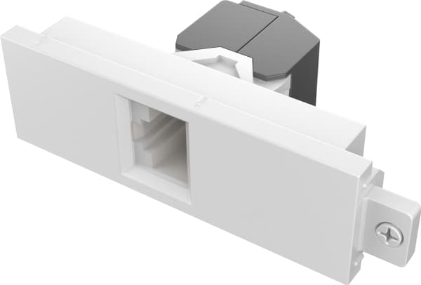 Vision TC3 RJ45/KS, RJ-45, 6a, Naarasliitin, suora, kultainen, valkoinen