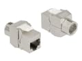 Miniatyrbild 4 av 5: Delock - Trapetsjack - CAT 6a - RJ-45, LSA