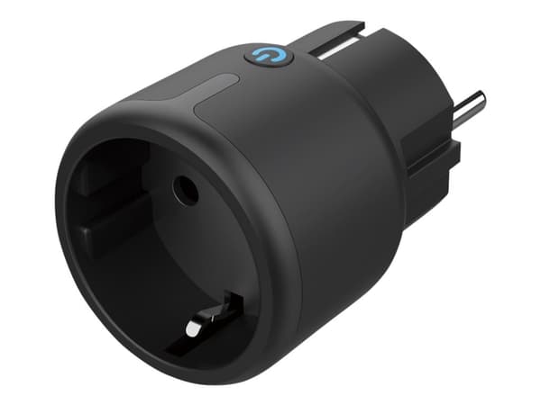 DELTACO SH-P01M-B - Smart stik - trådløs - 802.11b/g/n - 2.4 Ghz - lajiteltu