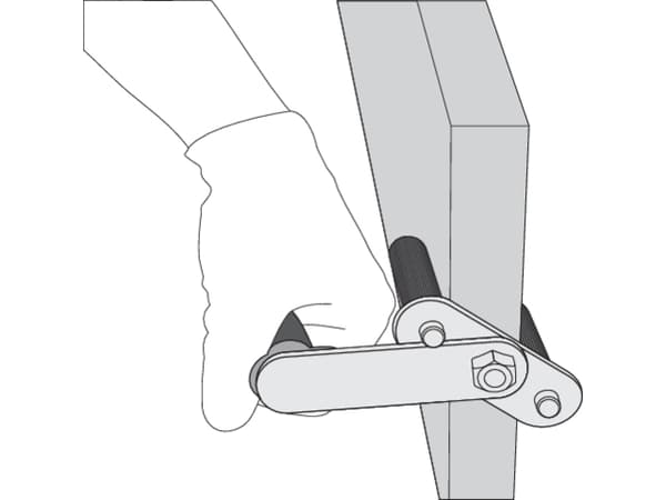 Yato YT-37440, Drywall panel carrier, Sort, Rød, Stål