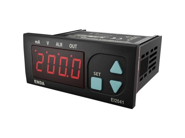 Enda Ei2041-Sm-2r-12 Digital Panel Meter Universal Led Display 35x77mm