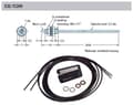 Miniatyrbilde 1 av 2: Fiberoptisk sensor, gennemgående bjælke, M4, 2m kabel E32-TC200 2M