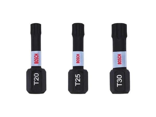 Bosch BITSET T20-T25-T30 IMPACT 25MM 3 DELAR