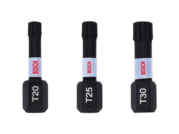 Bosch BITSET T20-T25-T30 IMPACT 25MM 3 DELAR