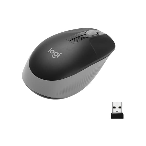 Logitech M190 WiFi mus Trådlös Optisk Mellangrå 3 Knappar 1000 dpi