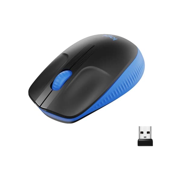 Logitech M190 WiFi mus Trådlös Optisk Blå 3 Knappar 1000 dpi
