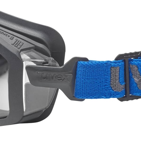 uvex i-guard+ 9143267 Heltäckande skyddsglasögon Grå, Blå
