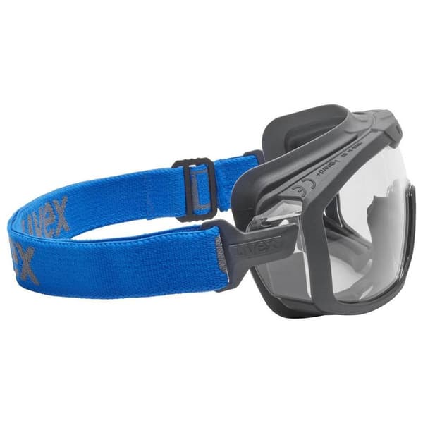 uvex i-guard+ 9143267 Heltäckande skyddsglasögon Grå, Blå