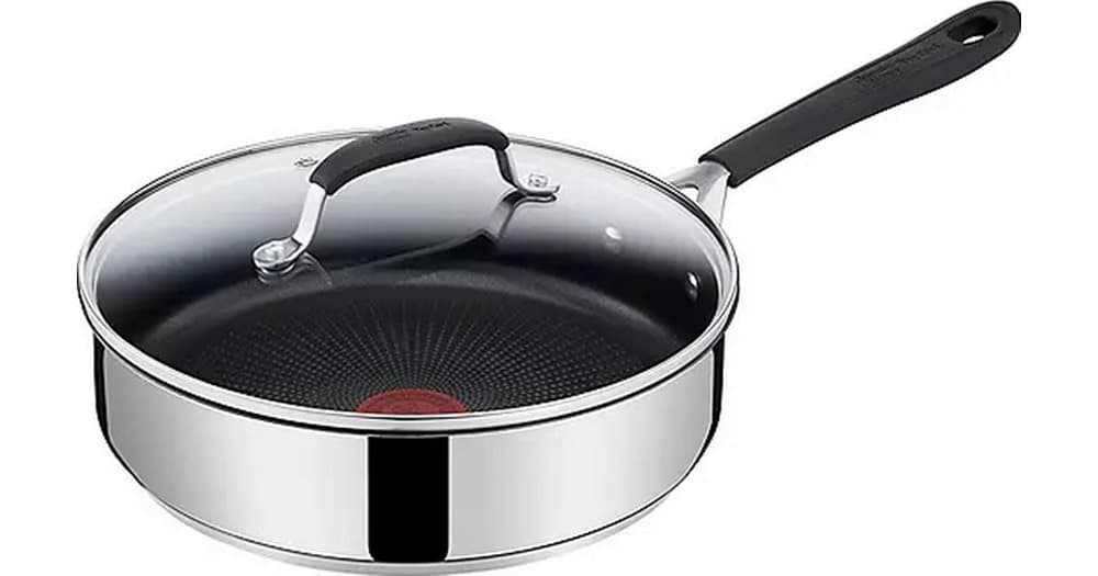 Tefal - Jamie Oliver - Quick Easy SS Sautepan 25 cm + Lid (E3033344)