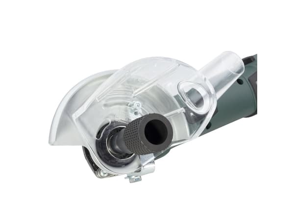 wolfcraft GmbH 4399000, Pölynerottimen suojus, Mikä tahansa tuotemerkki, 115 and 125 mm angle grinder, Läpinäkyvä, Muovi, 1 kpl