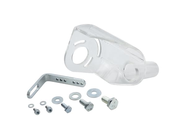 wolfcraft GmbH 4399000, Pölynerottimen suojus, Mikä tahansa tuotemerkki, 115 and 125 mm angle grinder, Läpinäkyvä, Muovi, 1 kpl
