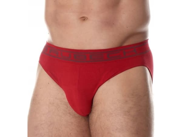 Brubeck BE00290A Miesten COMFORT COTTON tummanpunainen XL alushousut XL