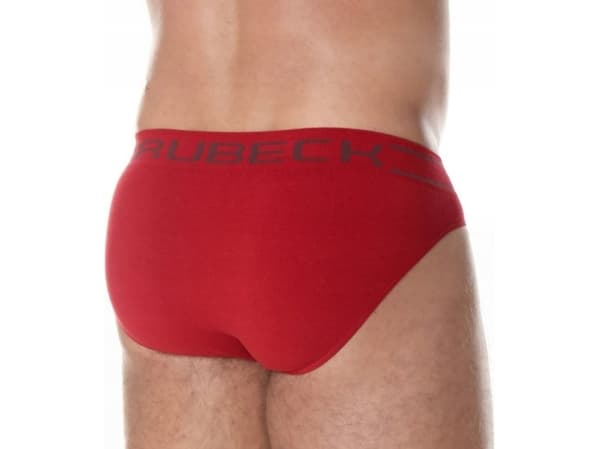 Brubeck BE00290A Miesten COMFORT COTTON tummanpunainen XL alushousut XL