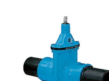 Sulkuventtiili 63mm. E3 - PN10. PE-jaloilla PE100-SDR17. Hawle
