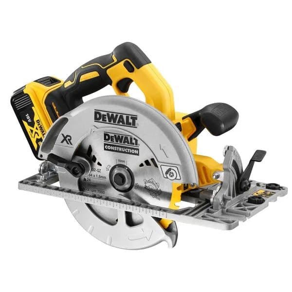 DeWALT DCS572NT bärbar cirkelsåg 18,4 cm gul 5500 rpm