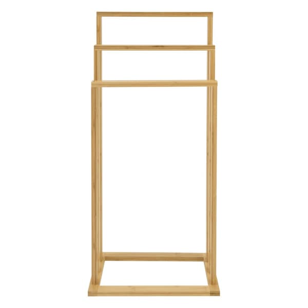 Handdukshållare Rana 40x24x82cm bambu [en.casa]