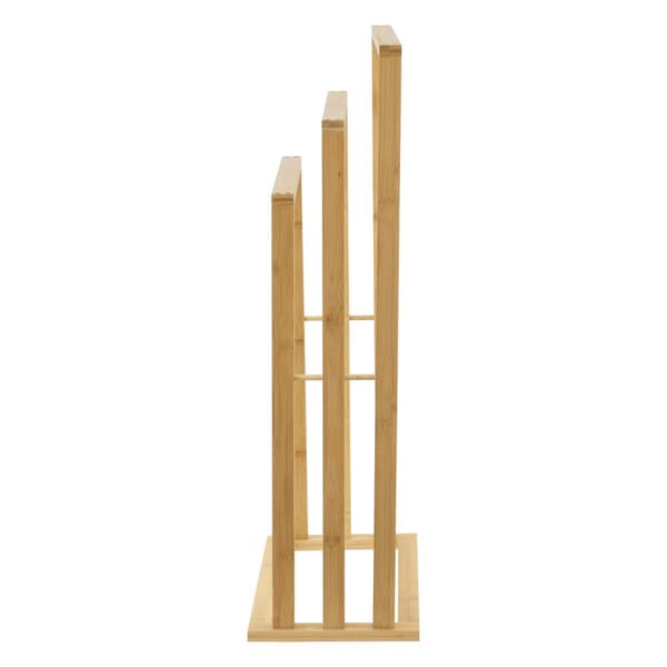 Handdukshållare Rana 40x24x82cm bambu [en.casa]