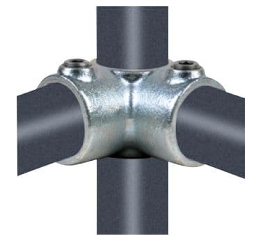 galvanoitu T-liitos - Putkiliittimet T-liitos sivuaukolla 26,9 mm x 3/4''