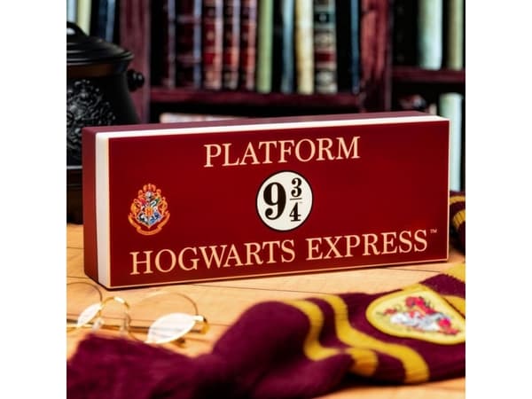 Paladone Hogwarts Express, plug-in nattlampa, röd, universell, batteri, USB, AAA, presentförpackning
