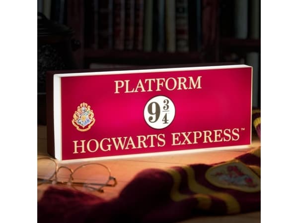 Paladone Hogwarts Express, plug-in nattlampa, röd, universell, batteri, USB, AAA, presentförpackning