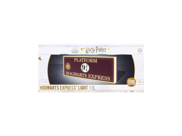 Paladone Hogwarts Express, plug-in nattlampa, röd, universell, batteri, USB, AAA, presentförpackning