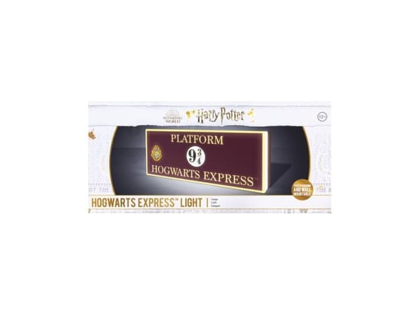 Paladone Hogwarts Express, plug-in nattlampa, röd, universell, batteri, USB, AAA, presentförpackning