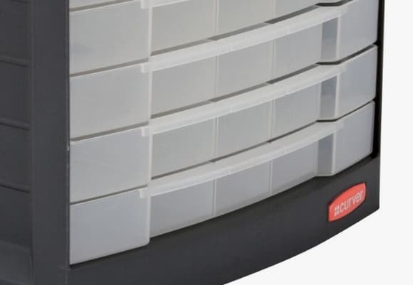 CURVER BOX WITH PULL-OUT DRAWERS