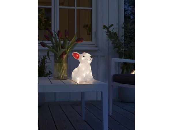 Konstsmide 6236-103, Figur, Gjennomsiktig, Akryl, Plast, IP44, 24 ampuller, LED