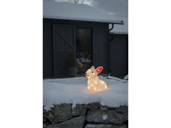 Konstsmide 6236-103, Figur, Gjennomsiktig, Akryl, Plast, IP44, 24 ampuller, LED