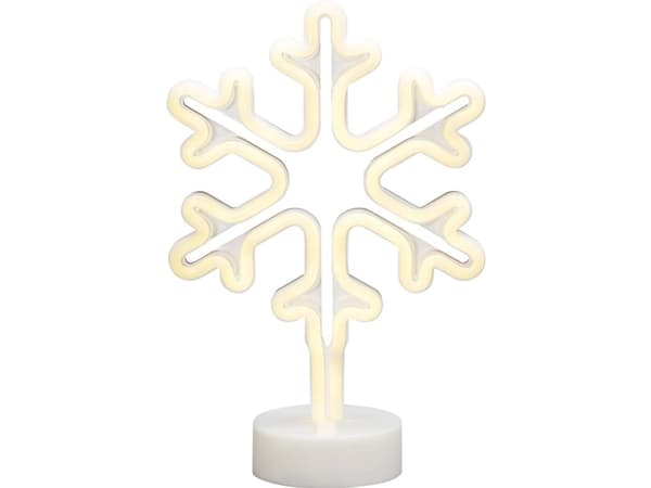 Konstsmide 3077-100 LED-Silhouette Snefnug Varmhvid LED (RGB) Hvid
