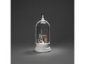 Miniatyrbilde 3 av 5: Konstsmide Water Lantern Paris Scene, Dekorativ lysfigur, Hvit, Plast, Universal, IP20, 5 timer
