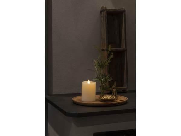 Konstsmide 1600-115 LED-Kerze Cremehvid Varmhvid (Ø x H) 76 mm x 114 mm