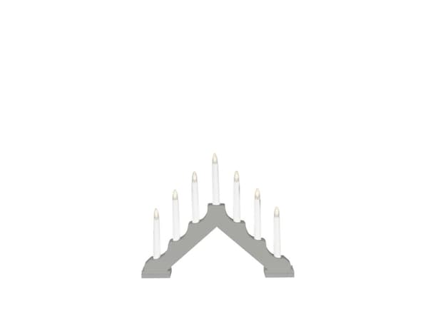 Konstsmide Candlestick, Figur, Grå, Tre, Universell, IP20, 6 timer Grå