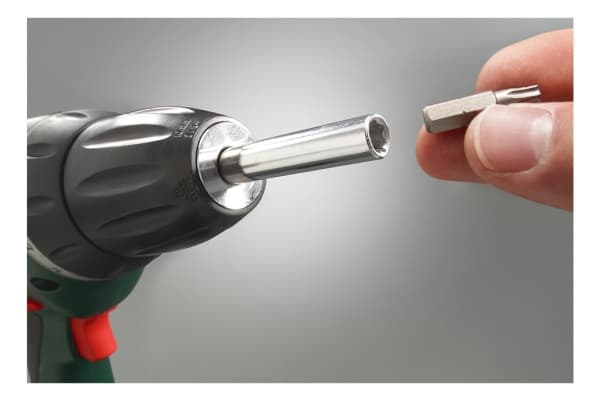 kwb 100100, Rostfritt stål, Hexskaft, 25,4 / 4 mm (1 / 4"), Hexskaft, 1 styck, 75 mm