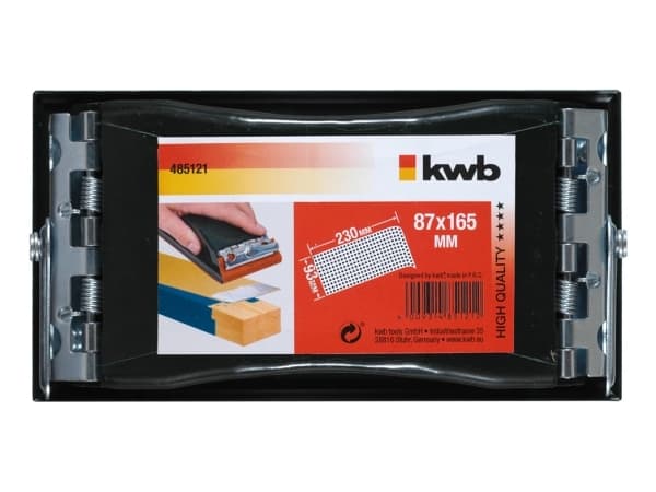 kwb 485121, Fleksibel, Slipebrett, Grønn, Klemmer, 230 x 93 mm, Plast
