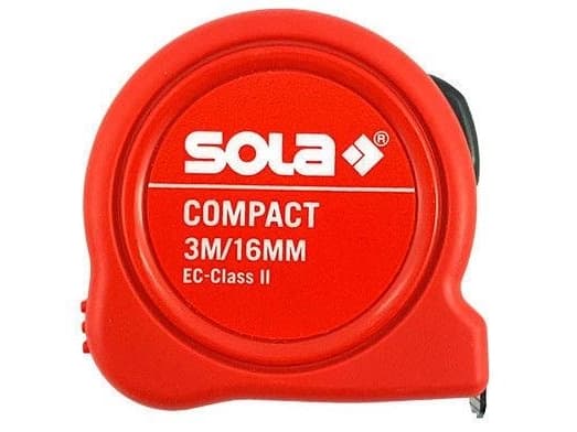 SOLA KABLET MÅLER 3m KOMPAKT