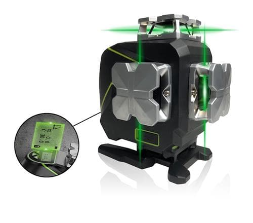 ELMA INSTRUMENTS Elma Laser X360-4 med 4 stk. 360° grønne linjer for ekstra synlighed