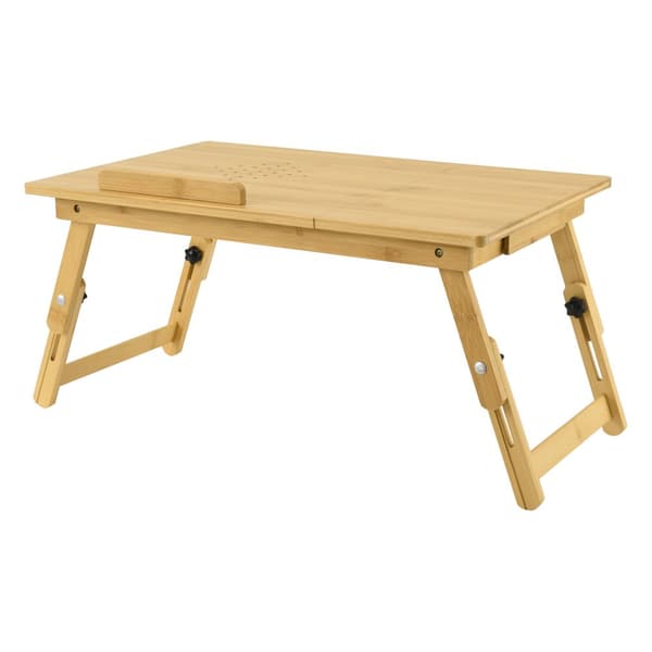 Laptopställ Trysil 55x35cm bambu [en.casa]