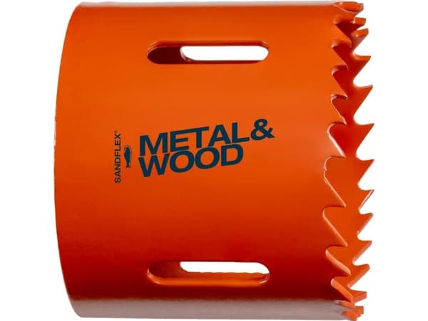 Bahco 3830-60-C, Single, Borr, Metall, Plast, Rostfritt stål, Stål, Trä, Orange, Koboltstål, Bimetall