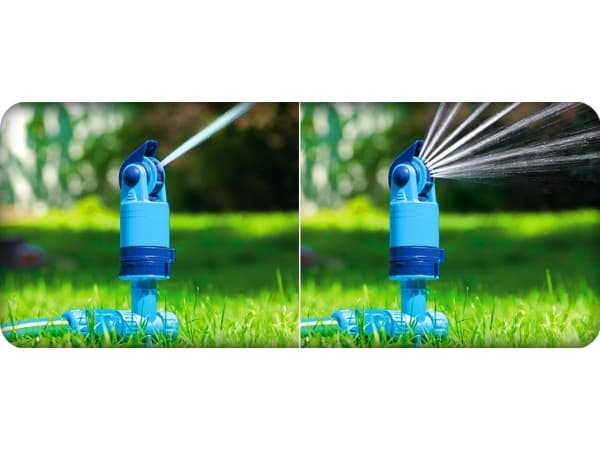 CELLFAST MULTI sz IDEAL, Pop-up-sprinkler, 346 m², 6 stang, Blå