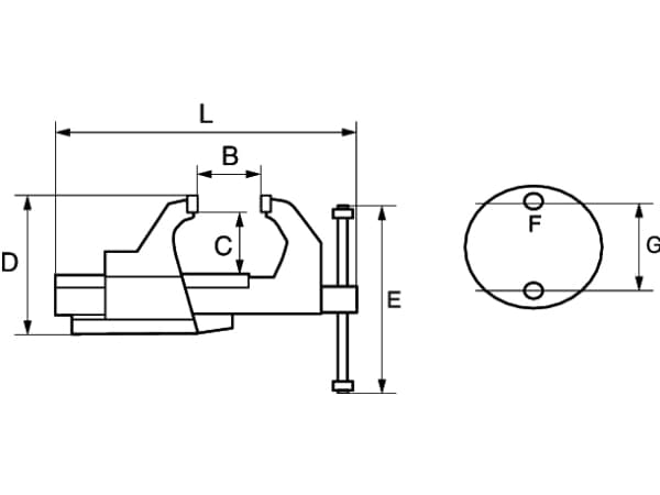 Bahco 834V-5, 12,4 kg