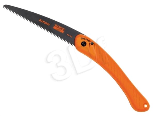 Bahco PG-72, Beskärningssåg, Trä, Svart, Orange, 19 cm, 196 g