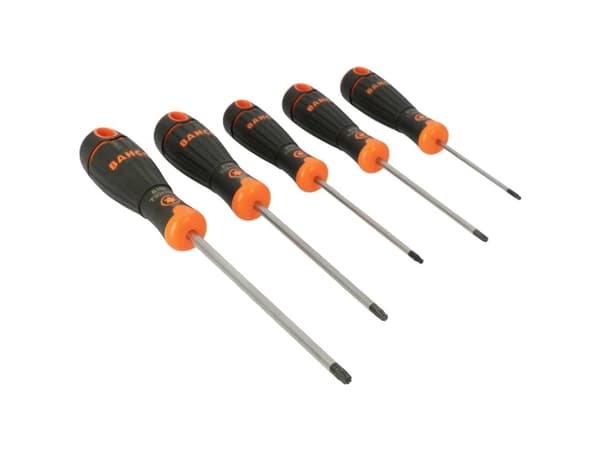 Bahco B219.025 Skrutrekkersett Størrelse T 10, T 15, T 20, T 25, T 30
