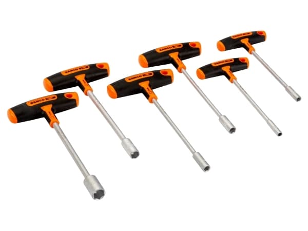 Bahco T-nyckelsats Top 6 delar