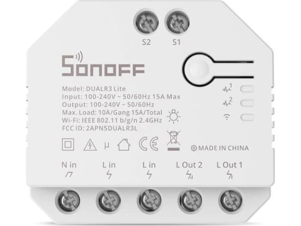 Sonoff älykäs kytkin Sonoff Dual R3 Lite